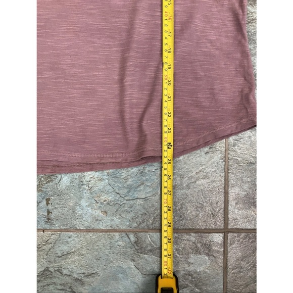 Pure Jill Tie Dyed Relaxed Tee Size 2X Mauve Short Sleeve Shirt 100% Cotton Soft - Picture 5 of 5